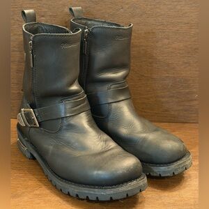 Milwaukee Motorcycle Clothing Co. Men's Leather Afterburner Moto Boot - Size 13D